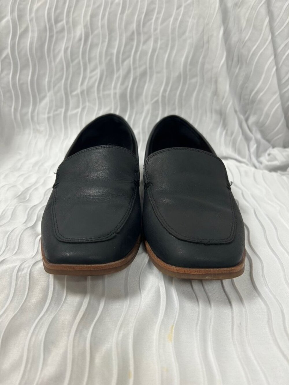 Lucky Brand Laurien Loafers Leather Square Toe Womens 9.5